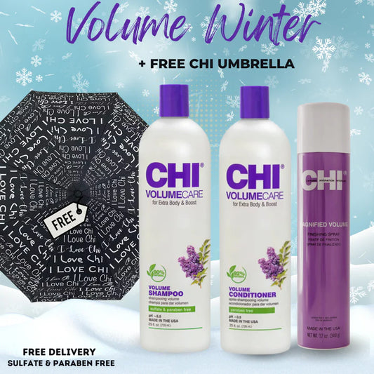 CHI Volume Care Winter Trio + Free Umbrella