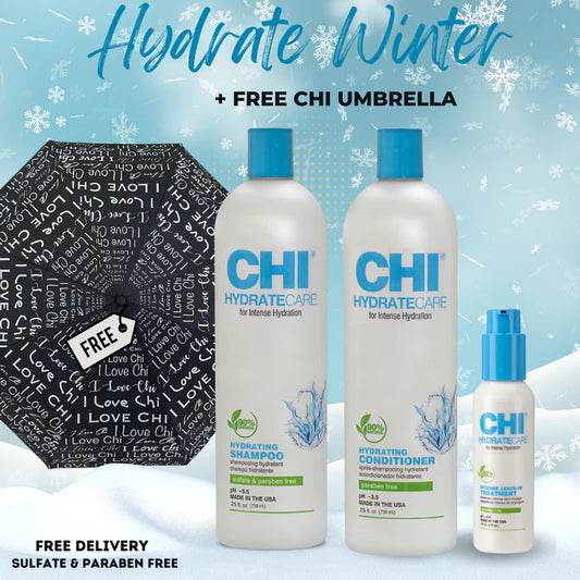 CHI Hydrate Care Winter Trio + Free Umbrella