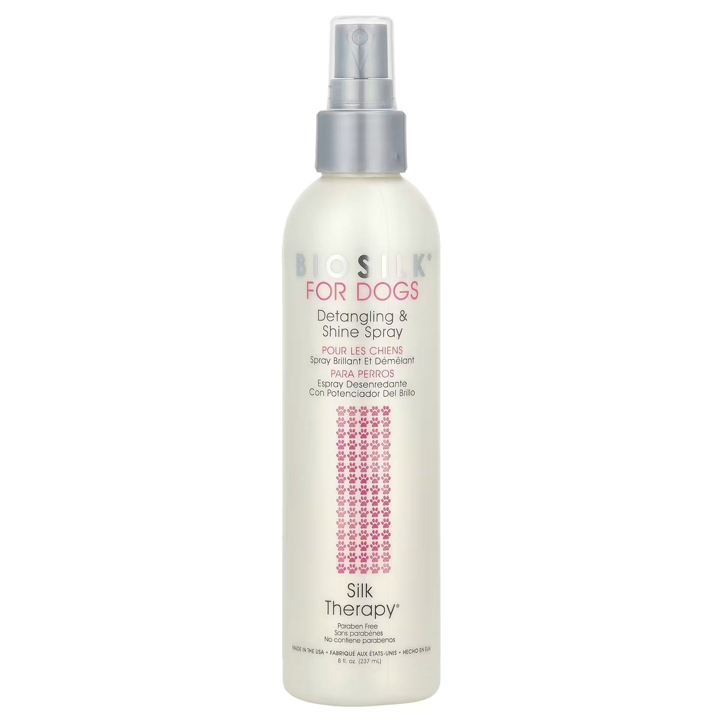 Biosilk Pets Detangling & Shine Spray 237ml for dogs