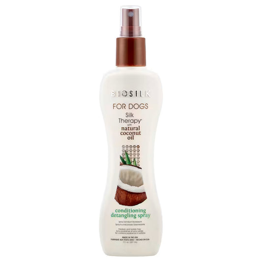 BioSilk Silk Therapy Coconut Oil Conditioning Detangling Spray 207ml