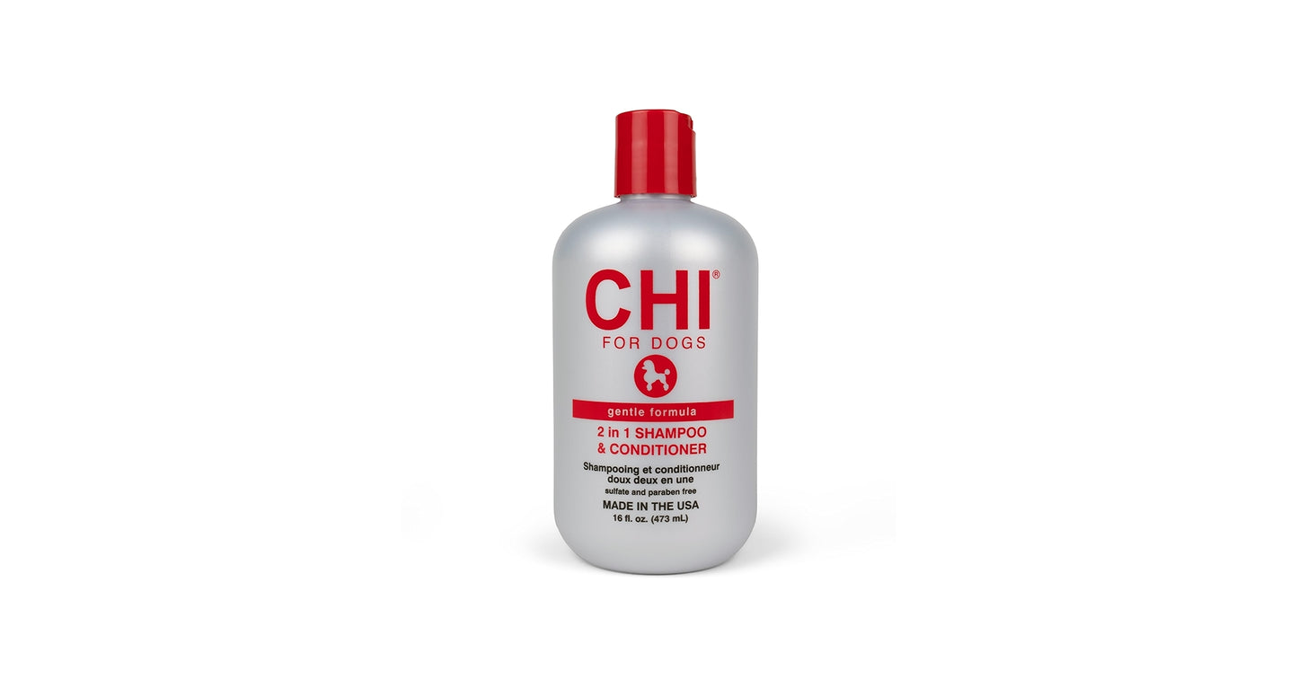 CHI Pets Gentle 2 In 1 Shampoo & Conditioner 473Ml for dogs