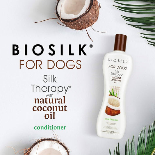Biosilk Pets Coconut Oil Conditioner 355Ml for dogs