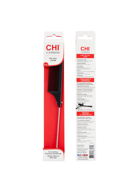 CHI Carbon Pin Tail Comb 9.06"