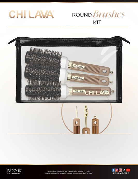 CHI LAVA ROUND BRUSHES KIT