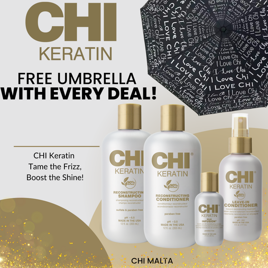 CHI Keratin 4 Products + Free Umbrella
