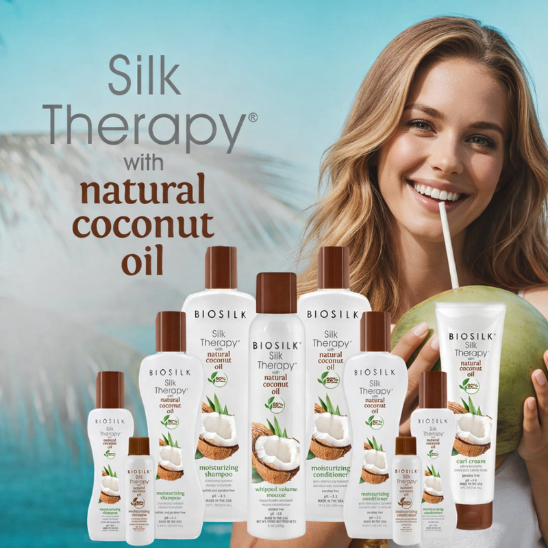 Biosilk Silk Therapy with Natural Coconut Oil