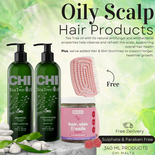 CHI Tea Tree Set Solv + Free Brush