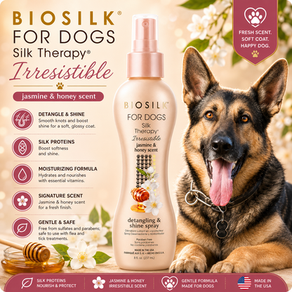 Biosilk 2-in-1 Shampoo & Conditioner Jasmine & Honey 355ml for dogs