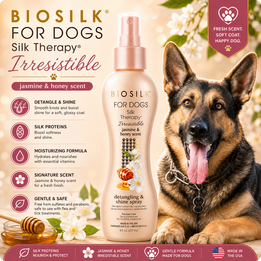 Biosilk 2-in-1 Shampoo & Conditioner Jasmine & Honey 355ml for dogs