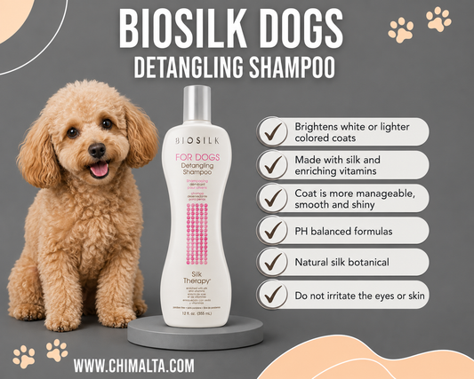 Biosilk Pets Detangling Shampoo 355Ml for dogs
