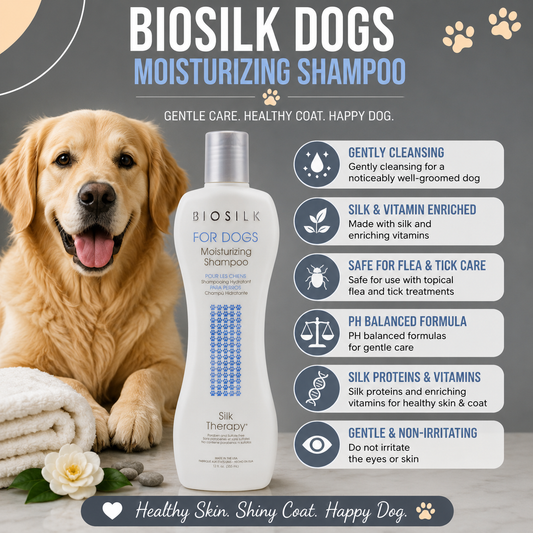 Biosilk Pets Moisturizing Shampoo 355Ml for dogs