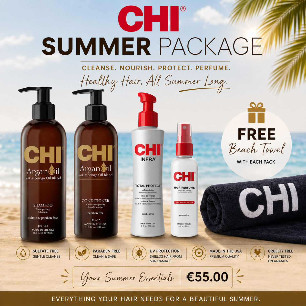 CHI Argan Oil Summer Package