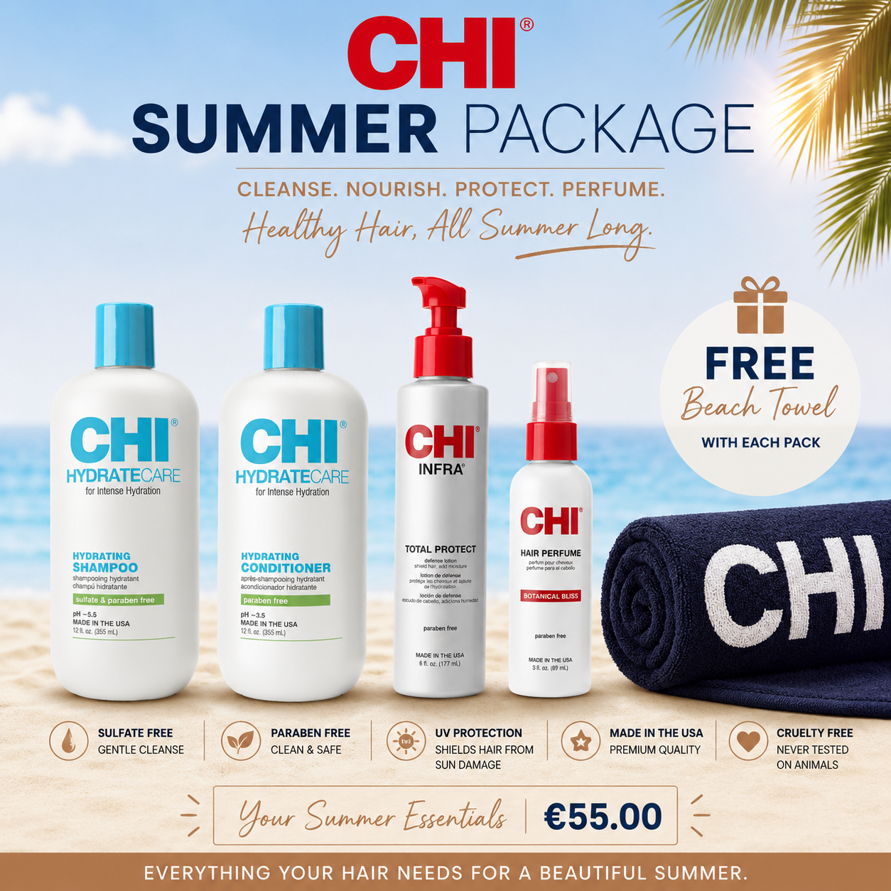 CHI Hydrate Care Summer Package